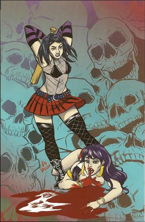 Hack/Slash vs Vampirella issue 3-C Jen Vaughn 1:10 Virgin Cover