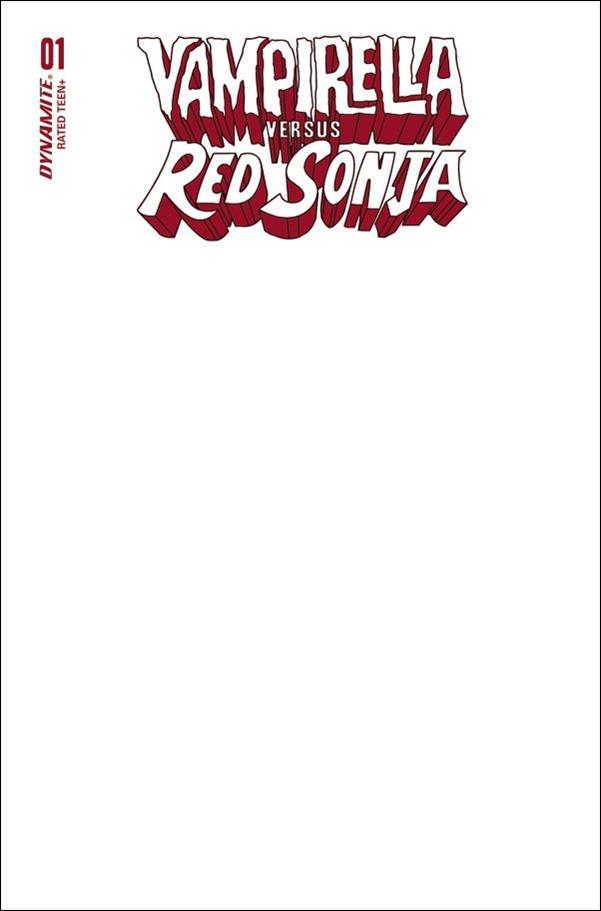 Vampirella vs Red Sonja issue 1-F Blank Authentix Cover