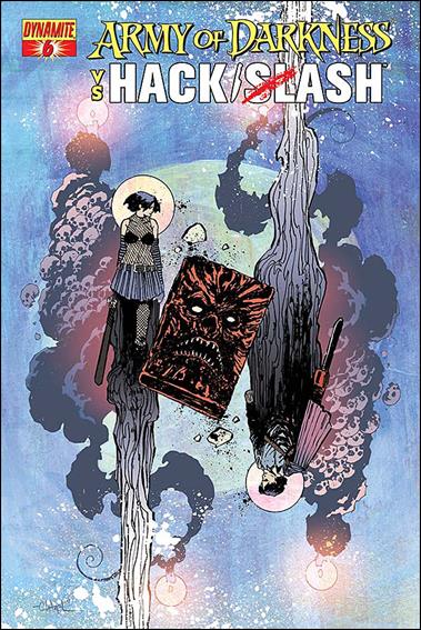 Army of Darkness vs. Hack/Slash issue 6-C Christopher Mitten Cover