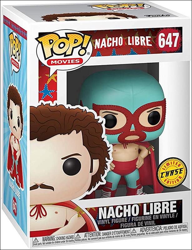 POP! Movies figure 647-B Nacho LIbre (Masked) Chase
