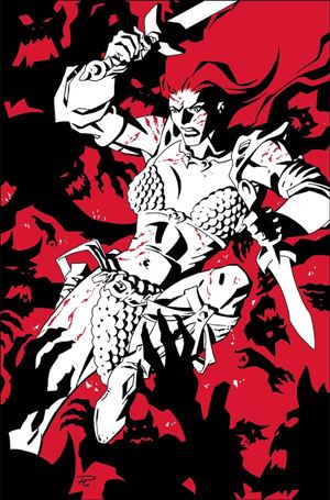 Red Sonja: Black White Red issue 7-L Phil Hester Virgin Cover