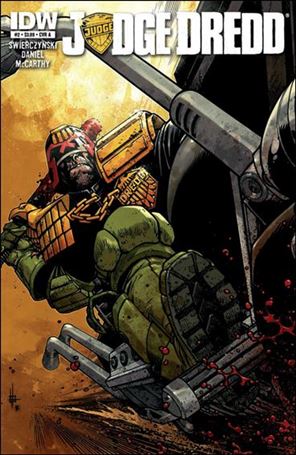 Judge Dredd (2012) issue 2 Zach Howard Cover