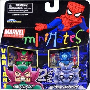 Marvel Minimates figure 105-B Mandarin and Dreadnought