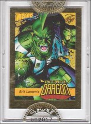 Wizard: Image Series 1 (Promo) card 3-B Erik Larsen's Savage Dragon(Gold Foil Sealed & #'d