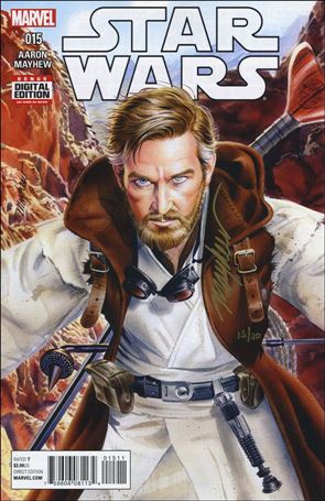 Star Wars (2015) issue 15-F DF Mayhew Cover (Signed in Gold by Mayhew) 1/20