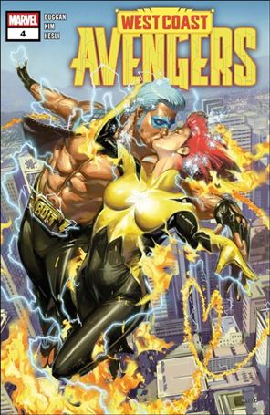 West Coast Avengers (2025) issue 4 Ben Harvey Cover