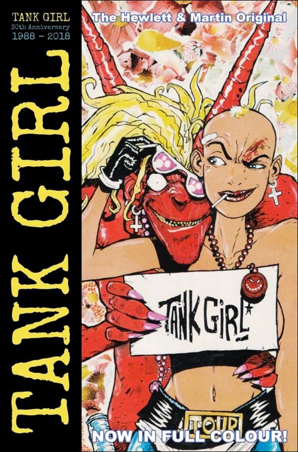 Tank Girl Full Colour Classics issue 1-C Jamie Hewlett Yellow Logo Cover