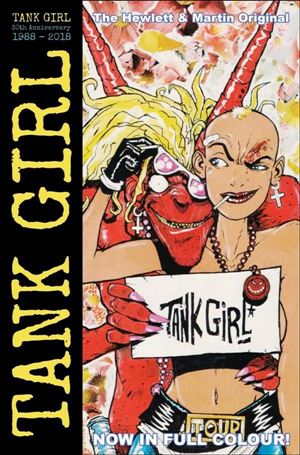 Tank Girl Full Colour Classics issue 1-C Jamie Hewlett Yellow Logo Cover