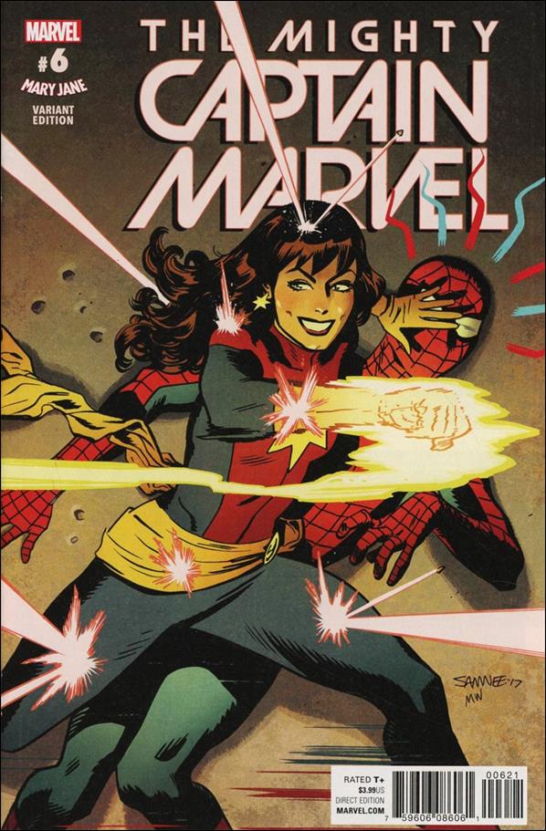 Mighty Captain Marvel issue 6-B Chris Samnee Mary Jane Cover
