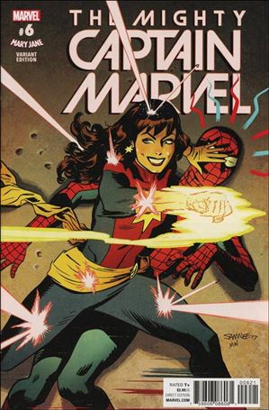 Mighty Captain Marvel issue 6-B Chris Samnee Mary Jane Cover