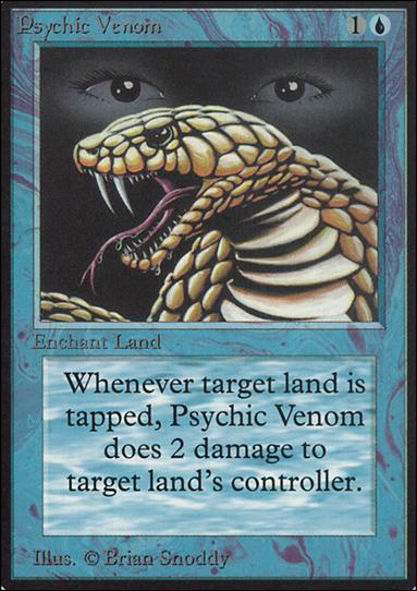 Magic the Gathering: Limited Edition Alpha (Base Set) card 75 Psychic Venom
