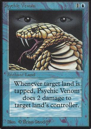 Magic the Gathering: Limited Edition Alpha (Base Set) card 75 Psychic Venom