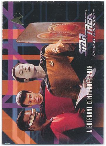 Star Trek: The Next Generation - The Episode Collection Season One (Base Set) card 106 Lieutenant Commander Data