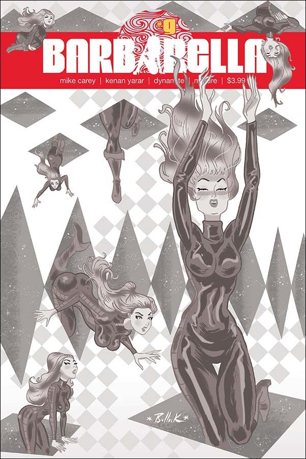 Barbarella (2017) issue 9-H Dave Bullock 1:30 Black & White Cover