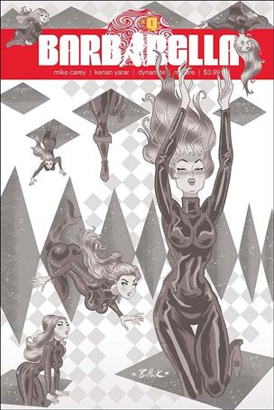 Barbarella (2017) issue 9-H Dave Bullock 1:30 Black & White Cover