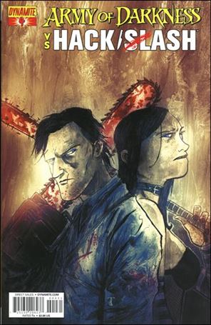 Army of Darkness vs. Hack/Slash issue 4-C Ben Templesmith Cover