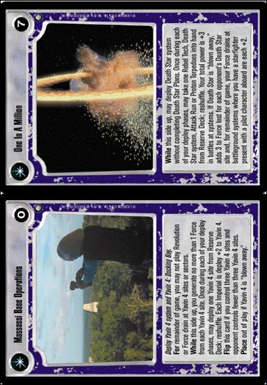 Star Wars: Third Anthology (Base Set) card 5 Massassi Base Operations / One In A Million