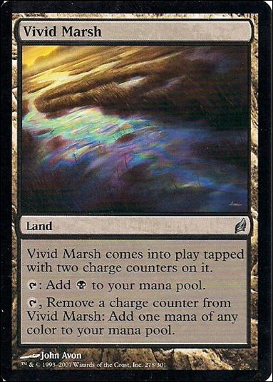 Magic the Gathering: Lorwyn (Base Set) card 278 Vivid Marsh