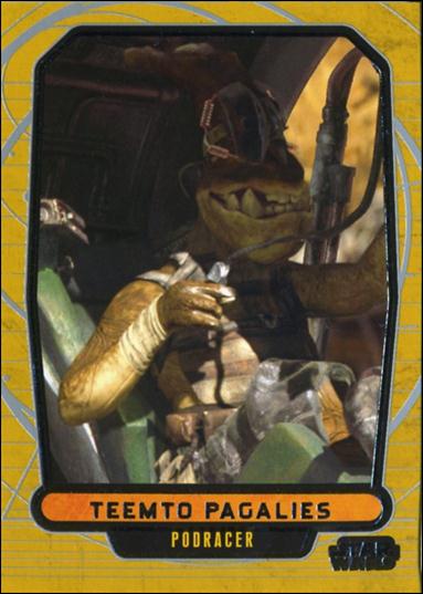 Star Wars Galactic Files (Expansion Subset) card 351 Teemto Pagalies Podracer