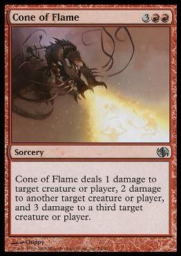 Magic the Gathering: Duel Decks: Jace vs. Chandra (Base Set) card 54 Cone of Flame