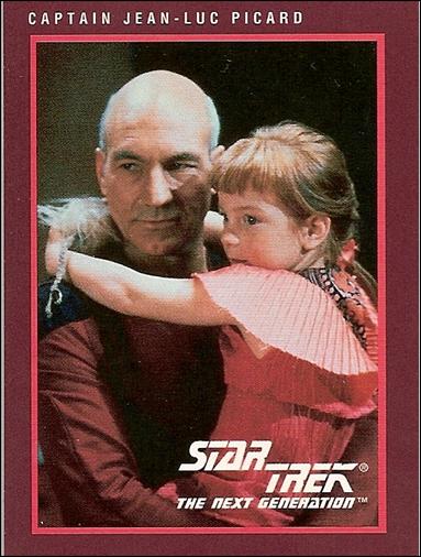 Star Trek 25th Anniversary: Series 1 (Base Set) card 124 Captain Jean-Luc Picard