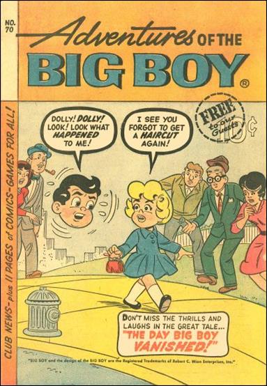 Adventures of the Big Boy issue 70-B West Coast Cover