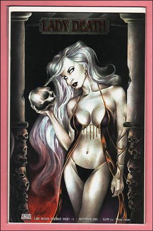 Lady Death: Mischief Night issue 1-B Red Foil Cover