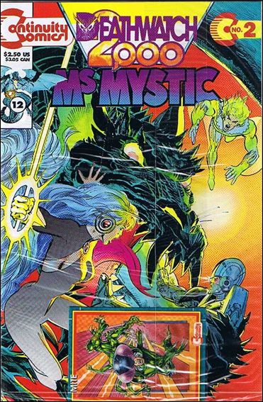 Ms. Mystic Deathwatch 2000 issue 2 Polybagged with Trading Card