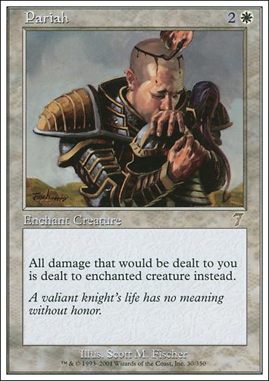 Magic the Gathering: 7th Edition (Base Set) card 30 Pariah