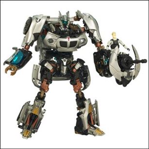 Transformers: Hunt for the Decepticons Human Alliance (Deluxe Class) figure 1-B Autobot Jazz & Captain Lennox - Loose