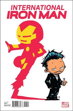 International Iron Man issue 1-C Skottie Young Baby Cover