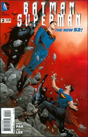 Batman/Superman (2013) issue 2-F Jae Lee Red Cover (2nd Printing)