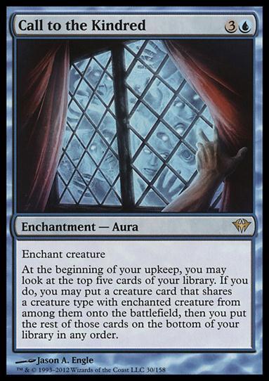 Magic the Gathering: Dark Ascension (Base Set) card 30 Call to the Kindred