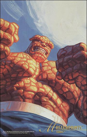1994 Marvel Masterpieces (Masterprints Subset) card 7 Thing