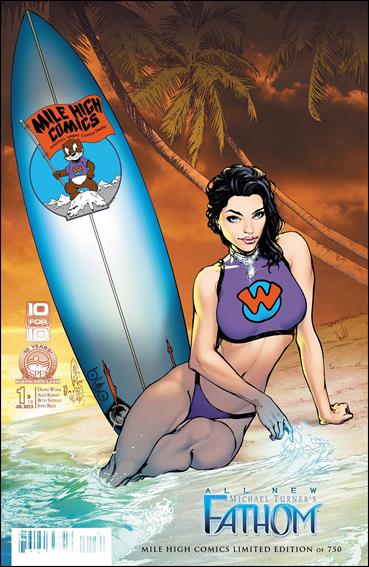 Michael Turner's Fathom (2013) issue 1-D18 Alex Konat Mile High Comics Cover 1/750