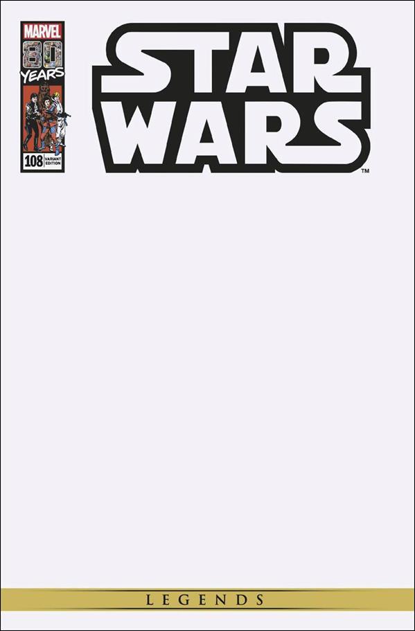 Star Wars (1977) issue 108-E Blank/Sketch Cover