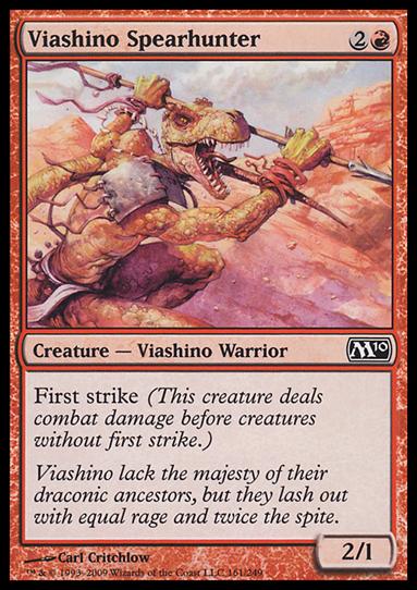 Magic the Gathering: 2010 Core Set (Base Set) card 161 Viashino Spearhunter