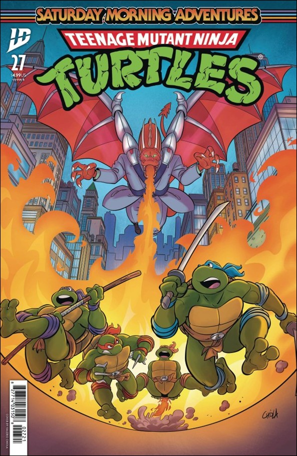 Teenage Mutant Ninja Turtles: Saturday Morning Adventures Continued issue 27-B Valerio Chiola Cover