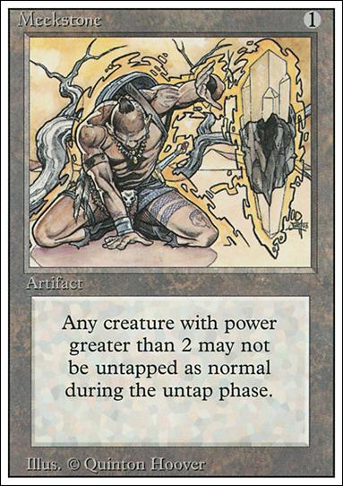 Magic the Gathering: Revised (Base Set) card 265 Meekstone
