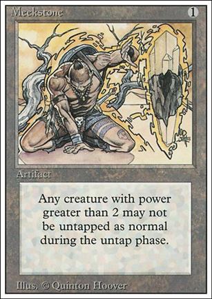 Magic the Gathering: Revised (Base Set) card 265 Meekstone