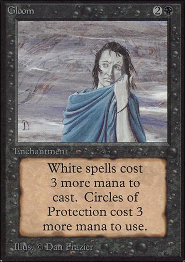 Magic the Gathering: Limited Edition Alpha (Base Set) card 110 Gloom