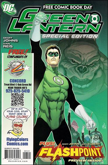 FCBD 2011 Green Lantern Flashpoint Special Edition issue 1-F Flying Colors Cover