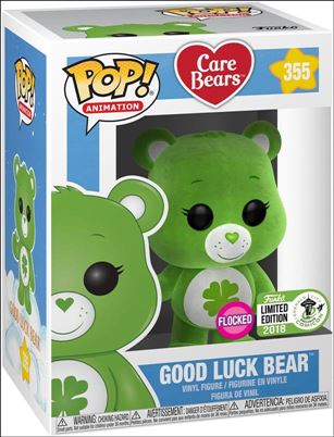 POP! Animation figure 355-C Good Luck Bear (Flocked) Emerald City Comicon 2018