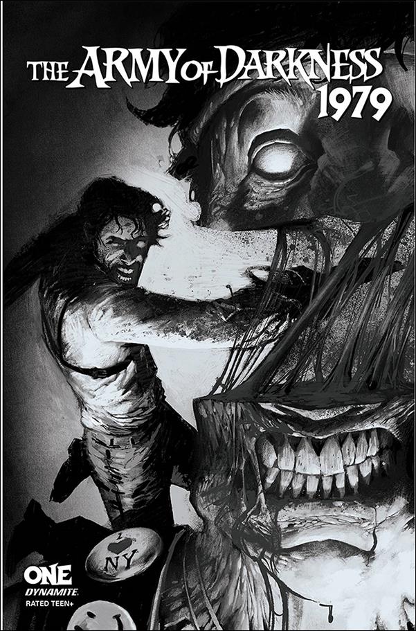Army of Darkness 1979 issue 1-L Jason Shawn Alexander 1:25 Black & White Cover