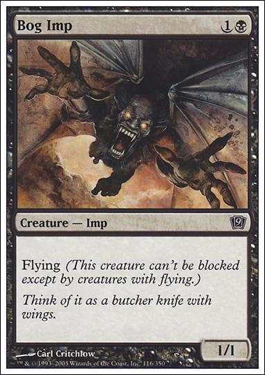 Magic the Gathering: 9th Edition (Base Set) card 116 Bog Imp