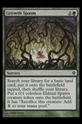 Magic the Gathering: Rise of the Eldrazi (Base Set) card 186 Growth Spasm