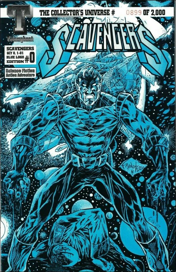 Scavengers issue 0-D Blue Logo Edition 1/2000