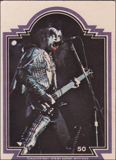 KISS: Series 1 (Base Set) card 50 Gene Simmons