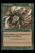 Magic the Gathering: Portal (Base Set) card 167 Giant Spider