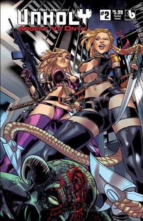 Unholy: Argent vs Onyx issue 2-BA Femme Fatale